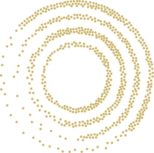logo circles of particles