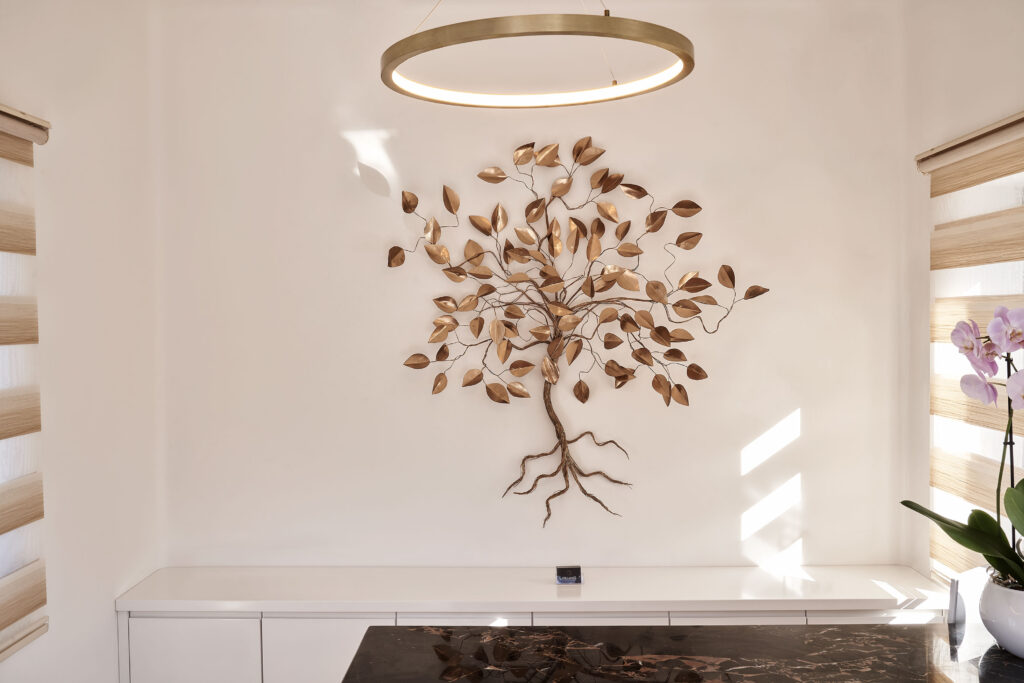 Wall Art Interior Detail Brilliance Suites Santorini Hotel